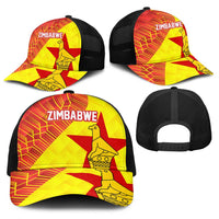Zimbabwe Cricket Baseball Net Cap Flame Warriors Zimbabwe Spirit - Wonder Print Shop