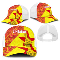 Zimbabwe Cricket Baseball Net Cap Flame Warriors Zimbabwe Spirit - Wonder Print Shop