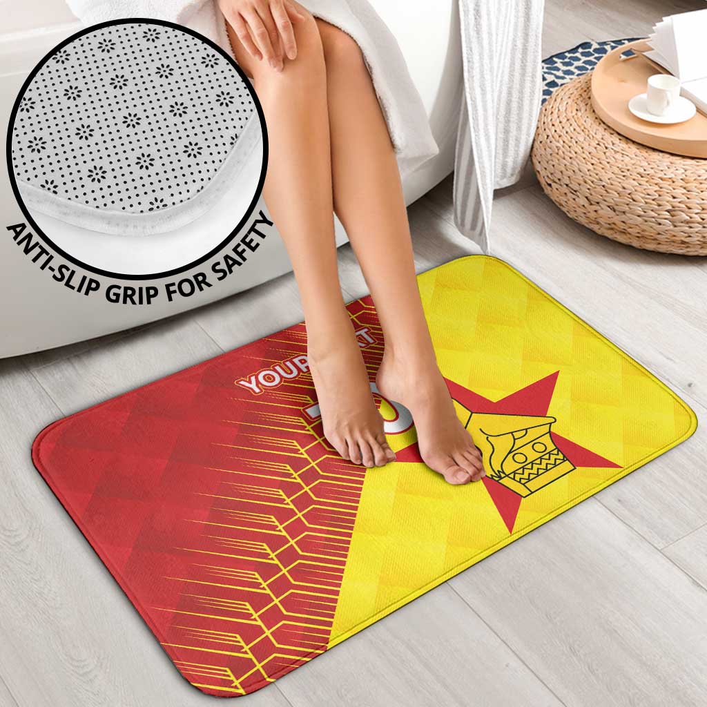 Custom Zimbabwe Cricket Bathroom Set Flame Warriors Zimbabwe Spirit - Wonder Print Shop