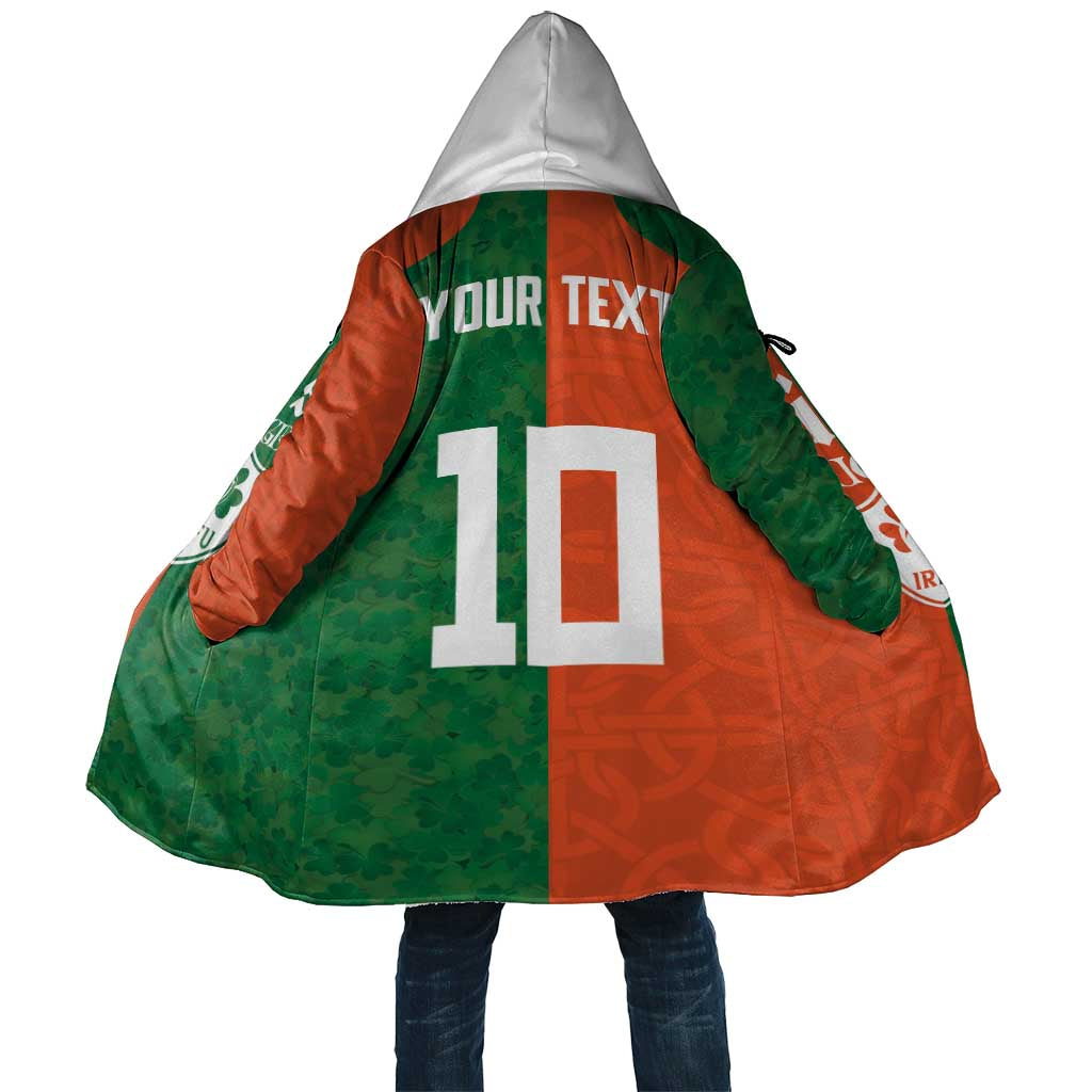 Custom Irish Rugby Cloak Shamrock with Celtics Vibes The Half Style - Wonder Print Shop