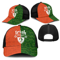 Irish Rugby Mesh Trucker Cap Shamrock with Celtics Vibes The Half Style - Wonder Print Shop
