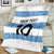 Custom Argentina Rugby 2024 Blanket Vamos Los Pumas with Jaguar and Floral Pattern