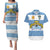 Custom Argentina Rugby 2024 Couples Matching Puletasi and Hawaiian Shirt Vamos Los Pumas with Jaguar and Floral Pattern - Wonder Print Shop