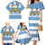 Custom Argentina Rugby 2024 Family Matching Mermaid Dress and Hawaiian Shirt Vamos Los Pumas with Jaguar and Floral Pattern - Wonder Print Shop