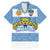 Custom Argentina Rugby 2024 Family Matching Mermaid Dress and Hawaiian Shirt Vamos Los Pumas with Jaguar and Floral Pattern - Wonder Print Shop