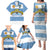 Custom Argentina Rugby 2024 Family Matching Puletasi and Hawaiian Shirt Vamos Los Pumas with Jaguar and Floral Pattern - Wonder Print Shop