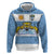 Custom Argentina Rugby 2024 Hoodie Vamos Los Pumas with Jaguar and Floral Pattern - Wonder Print Shop