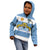 Custom Argentina Rugby 2024 Kid Hoodie Vamos Los Pumas with Jaguar and Floral Pattern - Wonder Print Shop