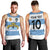 Custom Argentina Rugby 2024 Men Tank Top Vamos Los Pumas with Jaguar and Floral Pattern - Wonder Print Shop