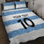 Custom Argentina Rugby 2024 Quilt Bed Set Vamos Los Pumas with Jaguar and Floral Pattern - Wonder Print Shop