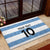 Custom Argentina Rugby 2024 Rubber Doormat Vamos Los Pumas with Jaguar and Floral Pattern - Wonder Print Shop