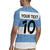 Custom Argentina Rugby 2024 Rugby Jersey Vamos Los Pumas with Jaguar and Floral Pattern - Wonder Print Shop