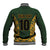 Custom South Africa Rugby 2024 Baseball Jacket Go Champion Springboks and Kente Pattern - Wonder Print Shop