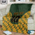 Custom South Africa Rugby 2024 Blanket Go Champion Springboks and Kente Pattern