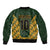 Custom South Africa Rugby 2024 Bomber Jacket Go Champion Springboks and Kente Pattern - Wonder Print Shop