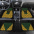 Custom South Africa Rugby 2024 Car Mats Go Champion Springboks and Kente Pattern - Wonder Print Shop