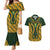 Custom South Africa Rugby 2024 Couples Matching Mermaid Dress and Hawaiian Shirt Go Champion Springboks and Kente Pattern - Wonder Print Shop