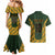 Custom South Africa Rugby 2024 Couples Matching Mermaid Dress and Hawaiian Shirt Go Champion Springboks and Kente Pattern - Wonder Print Shop