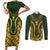 Custom South Africa Rugby 2024 Couples Matching Short Sleeve Bodycon Dress and Long Sleeve Button Shirt Go Champion Springboks and Kente Pattern - Wonder Print Shop