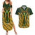 Custom South Africa Rugby 2024 Couples Matching Summer Maxi Dress and Hawaiian Shirt Go Champion Springboks and Kente Pattern - Wonder Print Shop