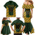 Custom South Africa Rugby 2024 Family Matching Mermaid Dress and Hawaiian Shirt Go Champion Springboks and Kente Pattern - Wonder Print Shop