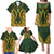 Custom South Africa Rugby 2024 Family Matching Puletasi and Hawaiian Shirt Go Champion Springboks and Kente Pattern - Wonder Print Shop