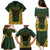 Custom South Africa Rugby 2024 Family Matching Puletasi and Hawaiian Shirt Go Champion Springboks and Kente Pattern - Wonder Print Shop