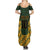 Custom South Africa Rugby 2024 Family Matching Summer Maxi Dress and Hawaiian Shirt Go Champion Springboks and Kente Pattern - Wonder Print Shop