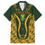 Custom South Africa Rugby 2024 Hawaiian Shirt Go Champion Springboks and Kente Pattern - Wonder Print Shop