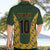 Custom South Africa Rugby 2024 Hawaiian Shirt Go Champion Springboks and Kente Pattern - Wonder Print Shop