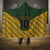 Custom South Africa Rugby 2024 Hooded Blanket Go Champion Springboks and Kente Pattern