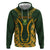 Custom South Africa Rugby 2024 Hoodie Go Champion Springboks and Kente Pattern - Wonder Print Shop