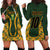 Custom South Africa Rugby 2024 Hoodie Dress Go Champion Springboks and Kente Pattern - Wonder Print Shop