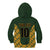 Custom South Africa Rugby 2024 Kid Hoodie Go Champion Springboks and Kente Pattern - Wonder Print Shop