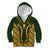 Custom South Africa Rugby 2024 Kid Hoodie Go Champion Springboks and Kente Pattern - Wonder Print Shop