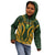 Custom South Africa Rugby 2024 Kid Hoodie Go Champion Springboks and Kente Pattern - Wonder Print Shop