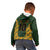 Custom South Africa Rugby 2024 Kid Hoodie Go Champion Springboks and Kente Pattern - Wonder Print Shop