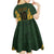 Custom South Africa Rugby 2024 Kid Short Sleeve Dress Go Champion Springboks and Kente Pattern - Wonder Print Shop