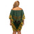 Custom South Africa Rugby 2024 Off Shoulder Short Dress Go Champion Springboks and Kente Pattern - Wonder Print Shop