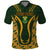 Custom South Africa Rugby 2024 Polo Shirt Go Champion Springboks and Kente Pattern - Wonder Print Shop