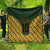 Custom South Africa Rugby 2024 Quilt Go Champion Springboks and Kente Pattern