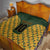 Custom South Africa Rugby 2024 Quilt Go Champion Springboks and Kente Pattern