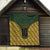 Custom South Africa Rugby 2024 Quilt Go Champion Springboks and Kente Pattern