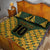 Custom South Africa Rugby 2024 Quilt Bed Set Go Champion Springboks and Kente Pattern - Wonder Print Shop