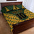 Custom South Africa Rugby 2024 Quilt Bed Set Go Champion Springboks and Kente Pattern - Wonder Print Shop