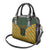 Custom South Africa Rugby 2024 Shoulder Handbag Go Champion Springboks and Kente Pattern