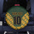 Custom South Africa Rugby 2024 Spare Tire Cover Go Champion Springboks and Kente Pattern