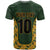 Custom South Africa Rugby 2024 T Shirt Go Champion Springboks and Kente Pattern