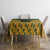 Custom South Africa Rugby 2024 Tablecloth Go Champion Springboks and Kente Pattern