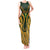 Custom South Africa Rugby 2024 Tank Maxi Dress Go Champion Springboks and Kente Pattern